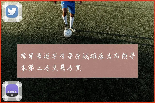绿军重返字母争夺战雄鹿为布朗寻求第三方交易方案
